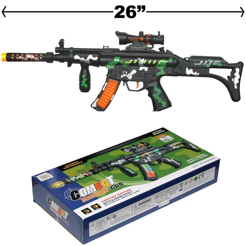 Rifle gun toy machine army - toy, fx