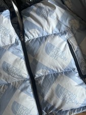 North Face Logo Nuptse Puffer