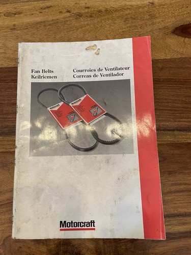 Motorcraft fan belts - , catalogue