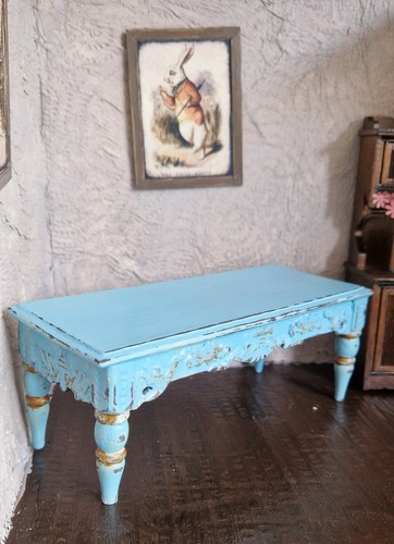 Dollhouse table shabby chic - shabby,