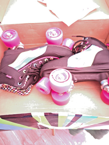 Rio roller quad skates - size, 4