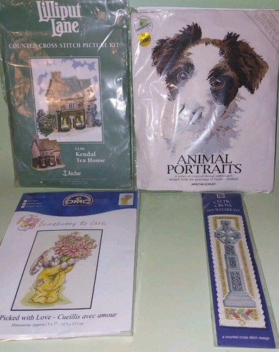 Joblot vintage counted cross - 4,