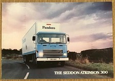 SEDDON ATKINSON 300 TRUCKS Commercial Vehicle Sales Brochure c1980