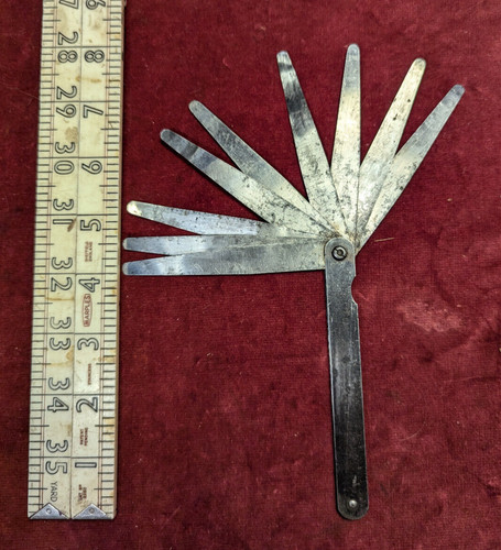 Vintage ibberson feeler - ibberson, gauge