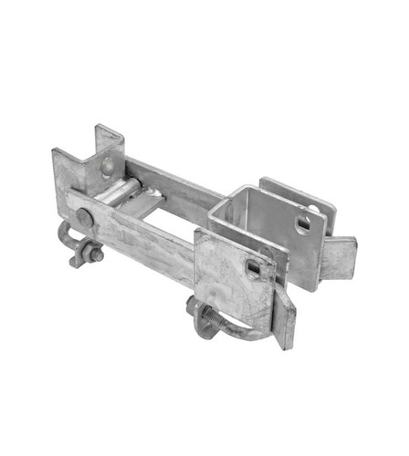 Chain link double gate latch - chain,