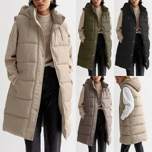 Women winter hooded - hooded, quilted