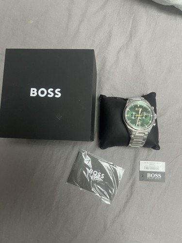 Boss men green dial - boss, men's