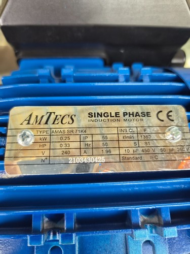 Amtecs 1ph 25kw 71k motor - amtecs,