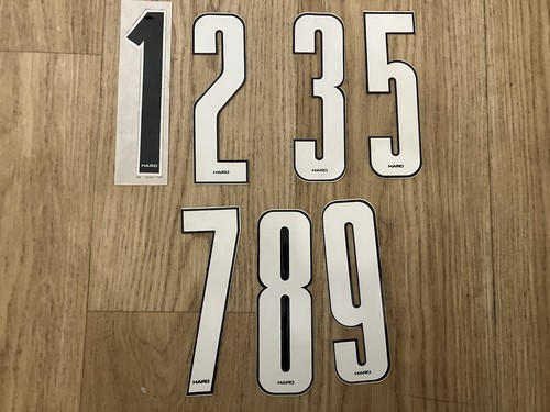 Haro number plate decals - haro,