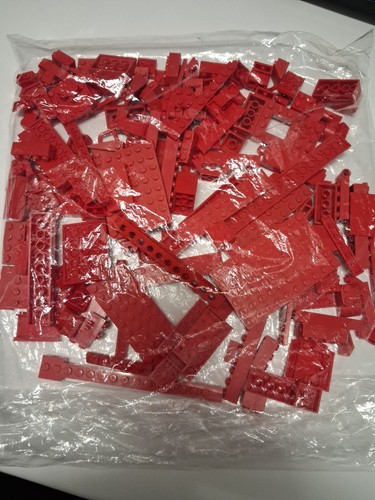 300g bright red lego - lego, bricks