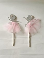 2 Pcs Ballerina Girl  Birthday