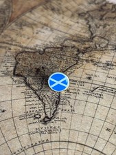 Scotland Flag Pin Badge - Lapel pin - 10mm - Saltire - UK - St Andrew