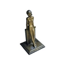 Josef Lorenzl ART DECO BRONZE NUDE FEMALE 
