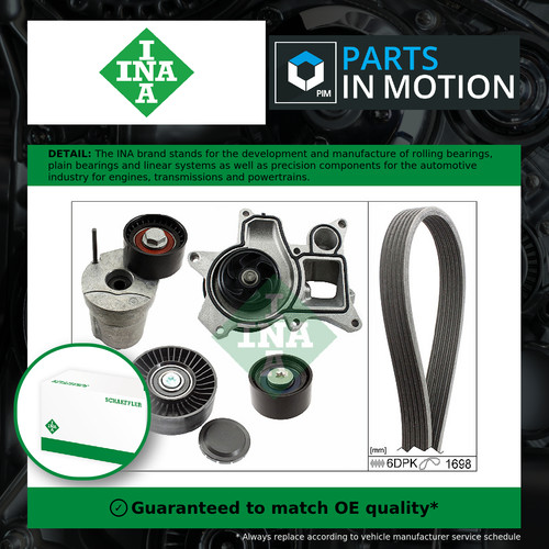 Water pump aux belt kit - pump,