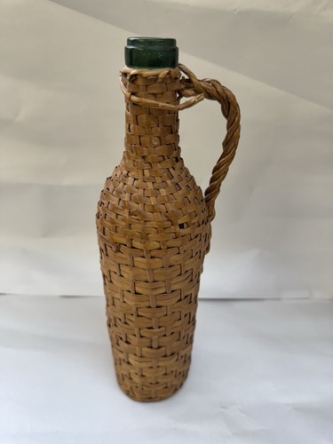 Antique rustic demijohn bottle - antique,