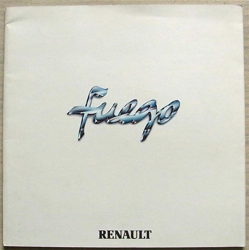 Renault fuego gtl - fuego, car
