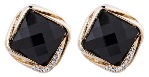 Clip earrings gold - clip, on