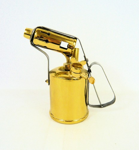 Vintage brass paraffin - brass, blow