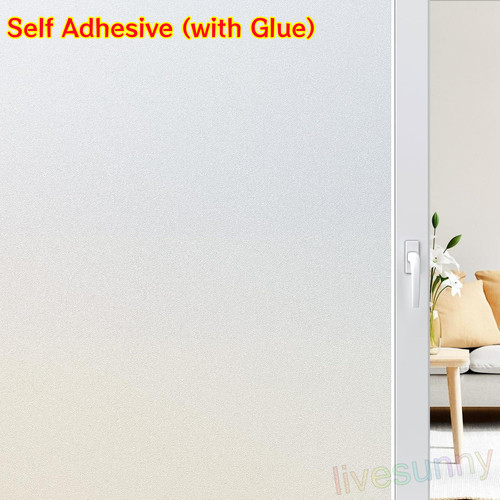 White rainbow frosted window - rainbow,
