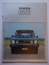 VOLVO 66 GL SALOON & ESTATE orig 1978 UK Mkt Full 24pp Sales Brochure
