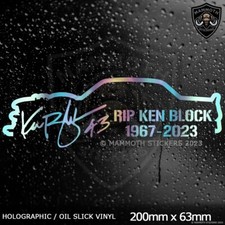 Ken Block RIP Oil Slick Car
