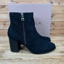 Carvela Boots Womens Size UK 8 Toodle Black Suede Slip On Chelsea Dress Smart