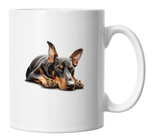 Doberman pinscher dog mug - doberman,