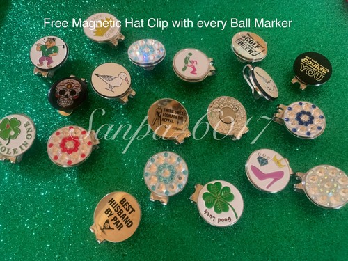 Magnetic golf ball - marker, 25
