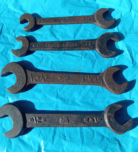Vintage whitworth bsf spanners - whitworth,