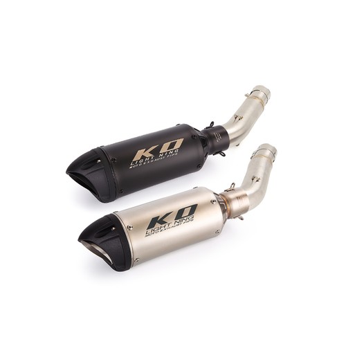 Slip exhaust muffler - on,