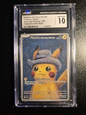 Pokemon Pikachu Grey Felt Hat