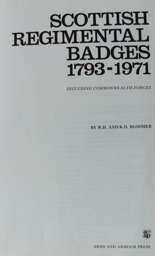 Scottish regimental badges - scottish,
