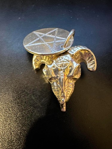 925 sterling silver baphomet - 925,