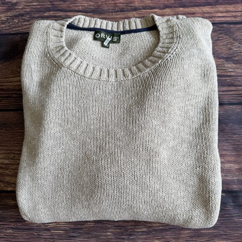 Orvis beige tight knit - orvis,