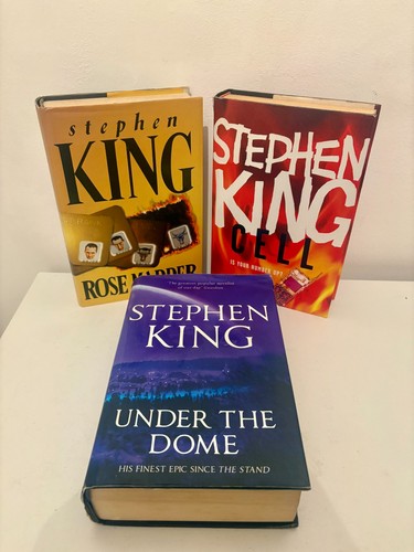 Stephen king uk hardback - 3, x