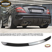 FIT FOR MERCEDES SLK R171 GLOSS BLACK AMG STYLE REAR BOOT TRUNK SPOILER 04-11