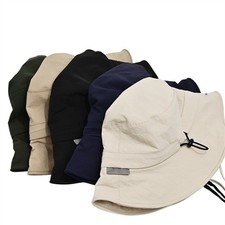 Men Women Sun Hat Wide Brim Waterproof UVProtection Safari Bucket Fishing Hiking