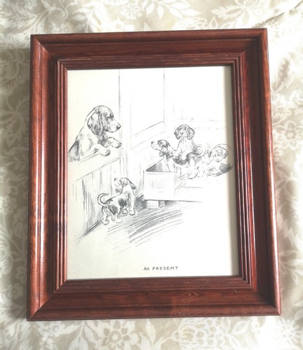 Vintage print pencil drawing - vintage,