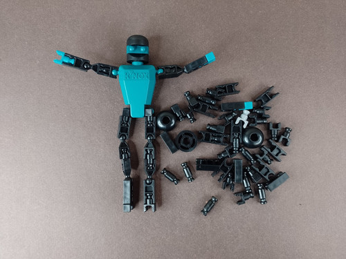 Green nex man knex robot - man,
