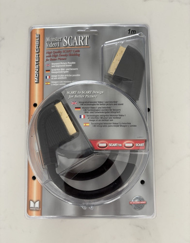 Monster video scart cable 1m - cable,