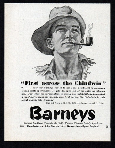 Wartime adverts barney - wartime, barney’s