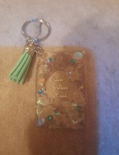 Set of four keyrings
