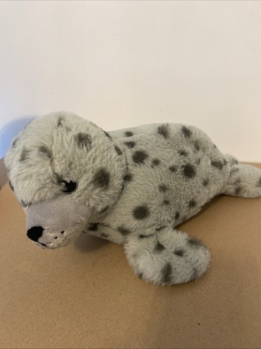 Grey spotted seal pup - seal, soft