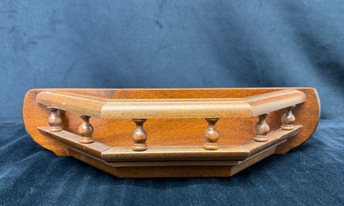 Vtg wooden spindle wall - wooden,