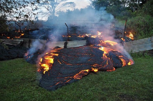 Kilauea volcano erupting - kilauea,