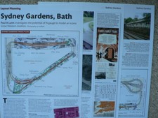  Sydney Gardens Bath Great Western N gauge layout plans - BRM magazine article