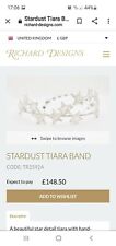 Bridal hair accessories  stardust tiara