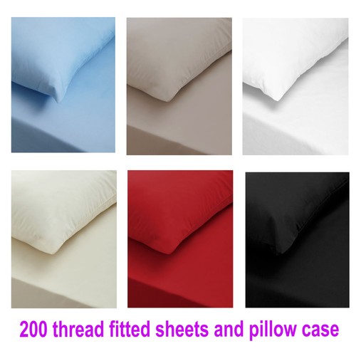100 egyptian cotton fitted - 100%,