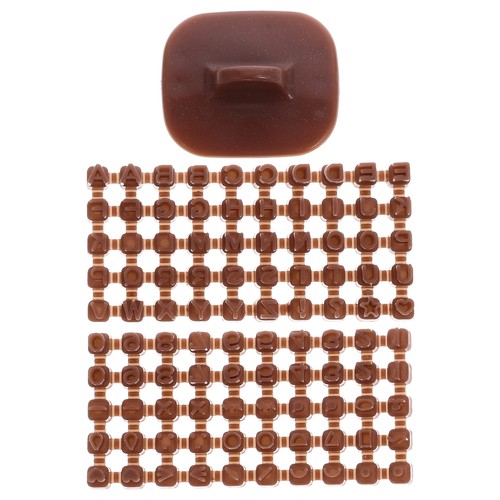 Polymer clay letter stamps - clay,