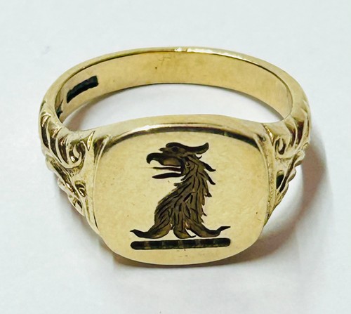 9ct solid gold eagle - “9ct,